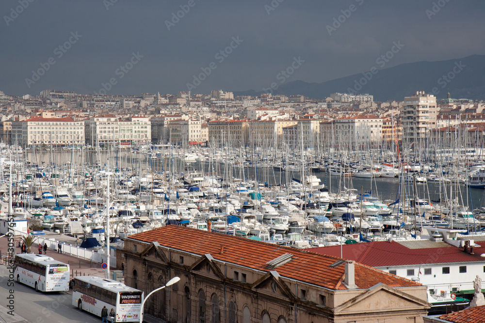 Vieux-Port de Marseille, vue générale