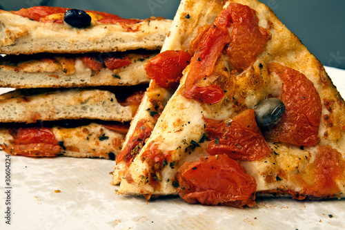 Cuadro en lienzo Tranci di focaccia