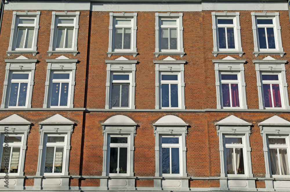 Obraz premium Jugendstilgebäude in Kiel, Deutschland