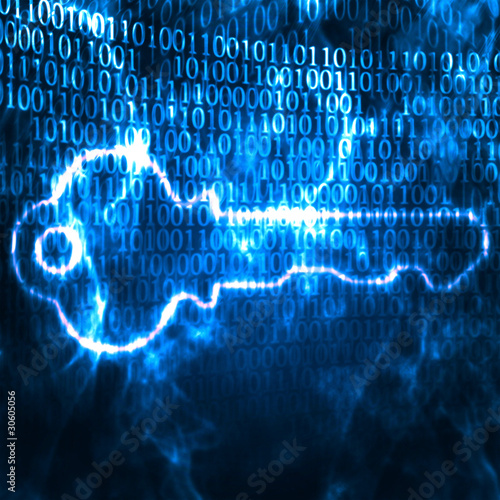 key and binary code password