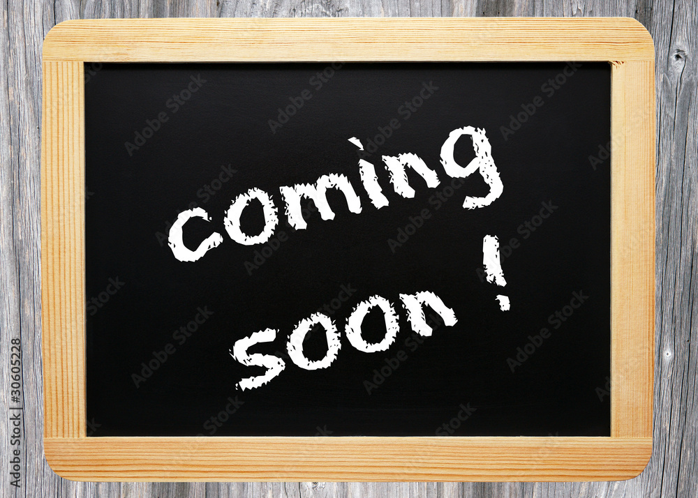 Fototapeta premium coming soon ! - Business Concept