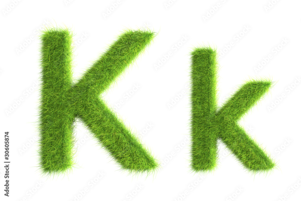 Grass letters Grass letters