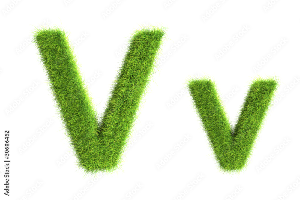 Grass letters Grass letters