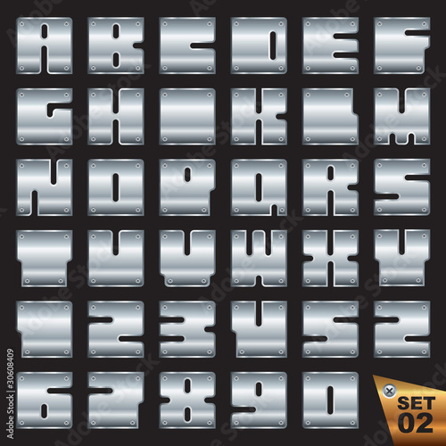 font set yamakov silver