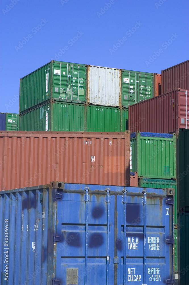 Fototapeta premium containers