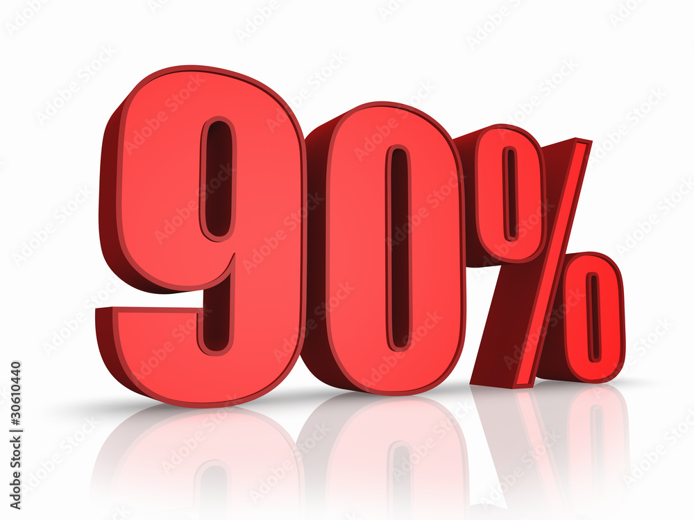 Red Ninety Percent Red Ninety Percent