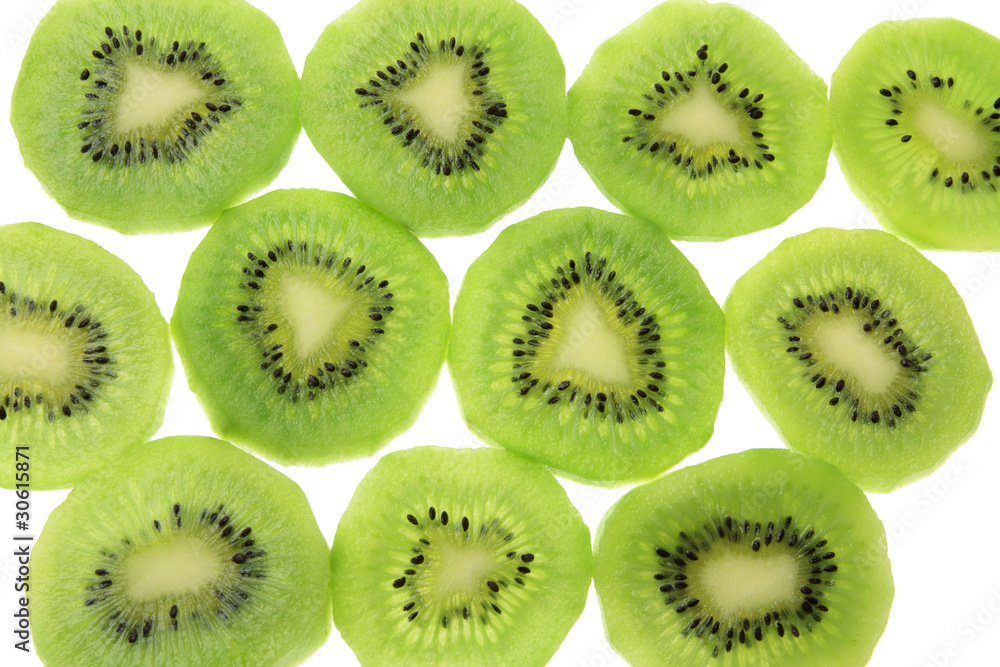 Fototapeta premium Slices of Kiwifruits