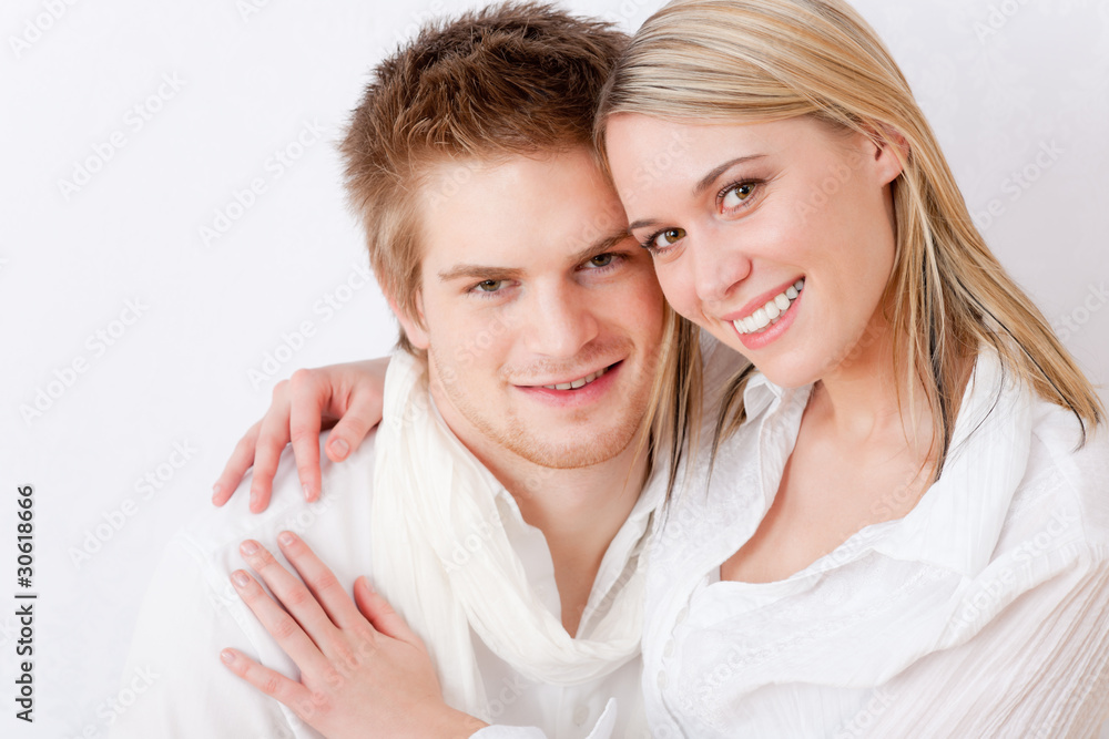 Couple in love - romantic togetherness