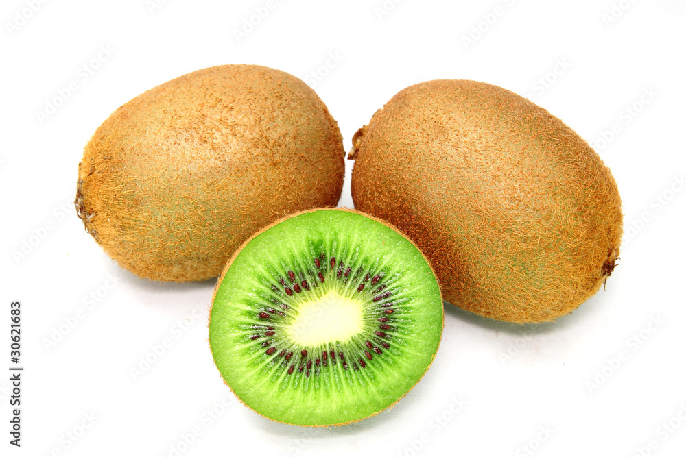 kiwi isolated on white background kiwi isolated on white background