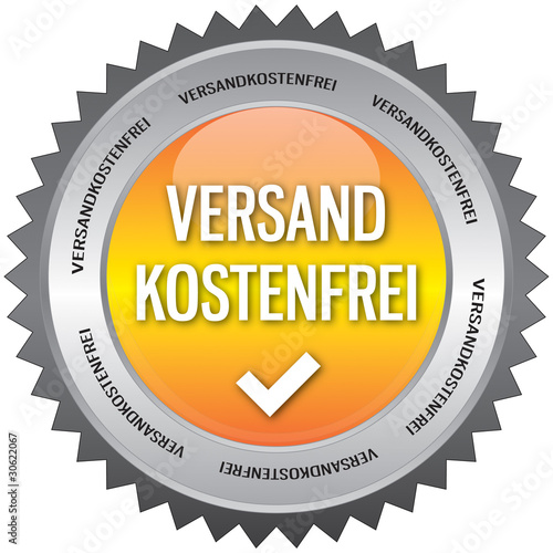 Button - Versandkostenfrei - gelb