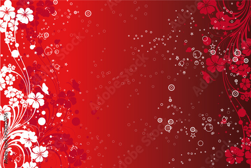 coin floral rouge
