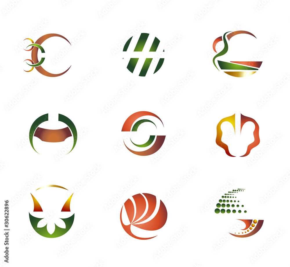 Graphical elements set Graphical elements set