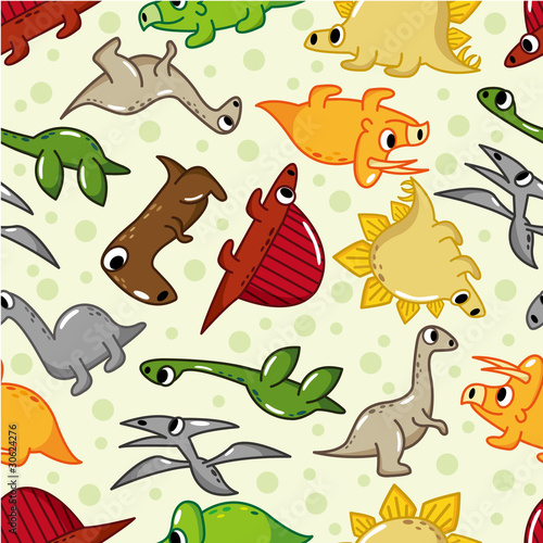 seamless dinosaur pattern