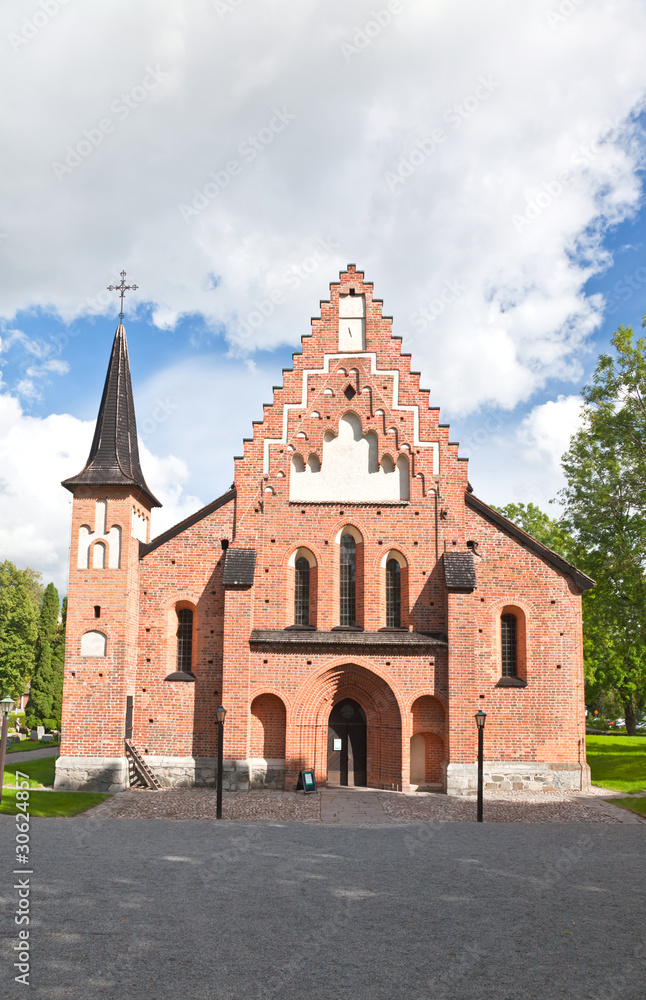 a church near uppsala in Sweden