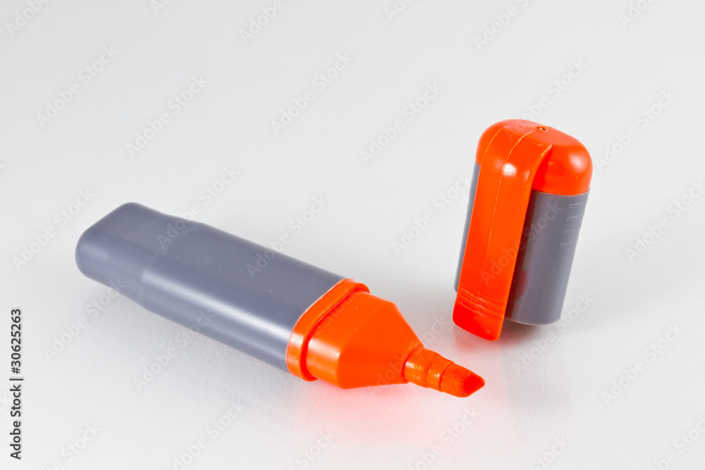 Orange highlight marker Orange highlight marker