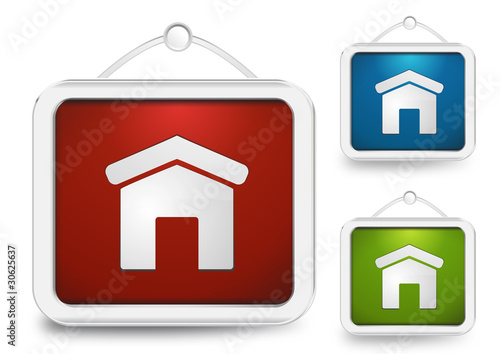 Cartello Home_Rosso