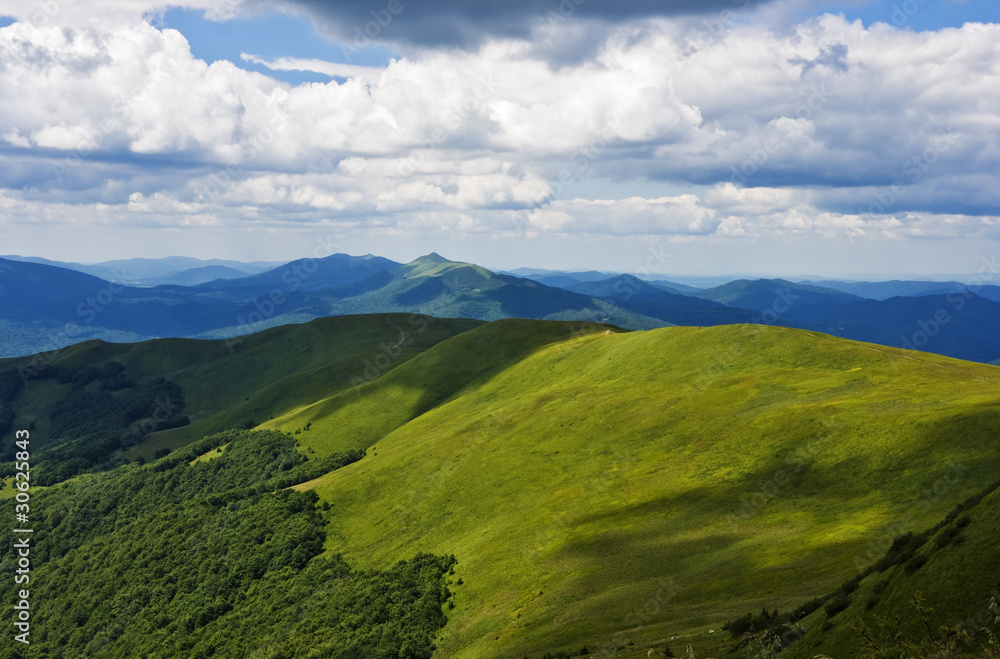Obraz premium Green mountain Bieszczady