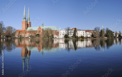 Dom zu Lübeck am Mühlenteich