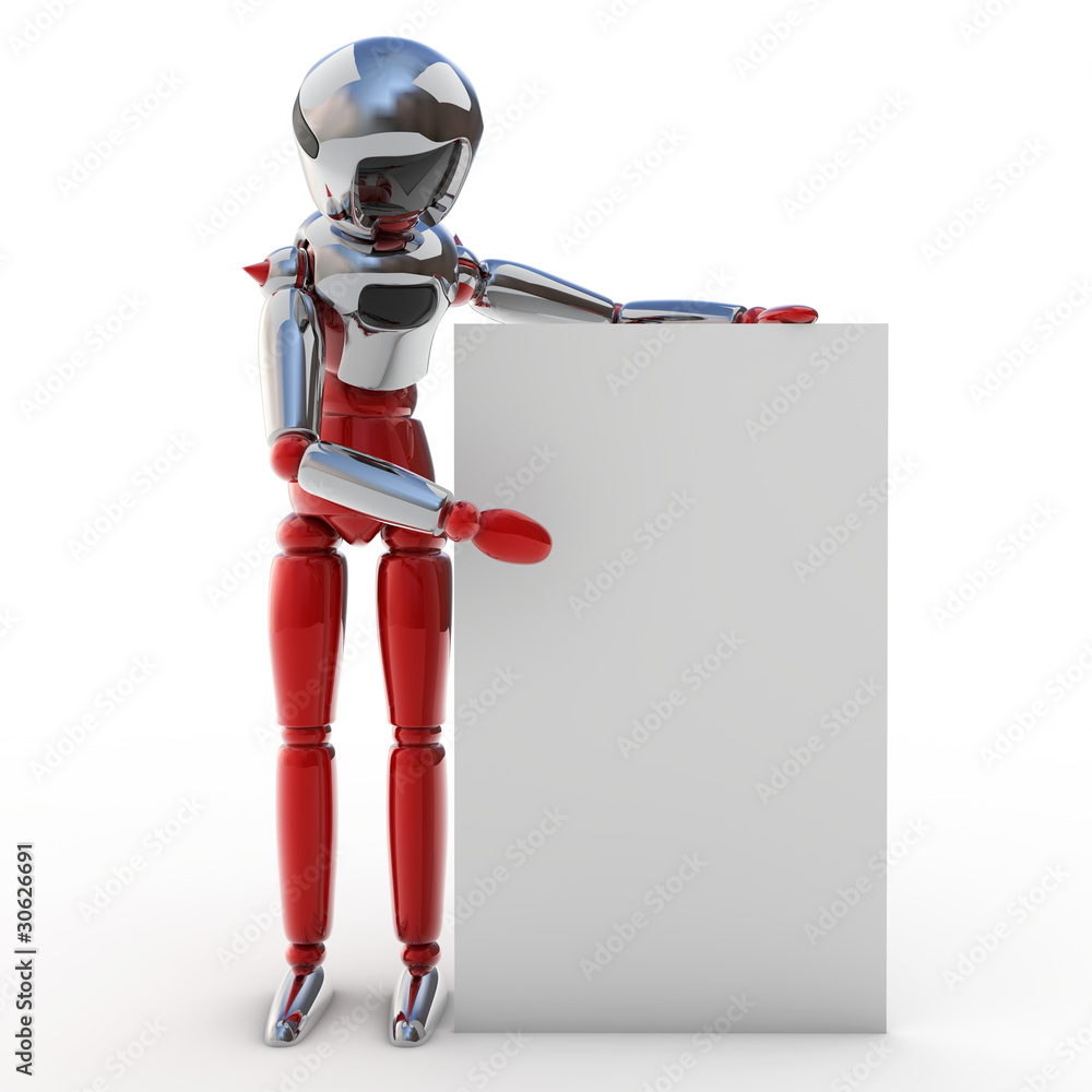 Naklejka premium Robot cartel