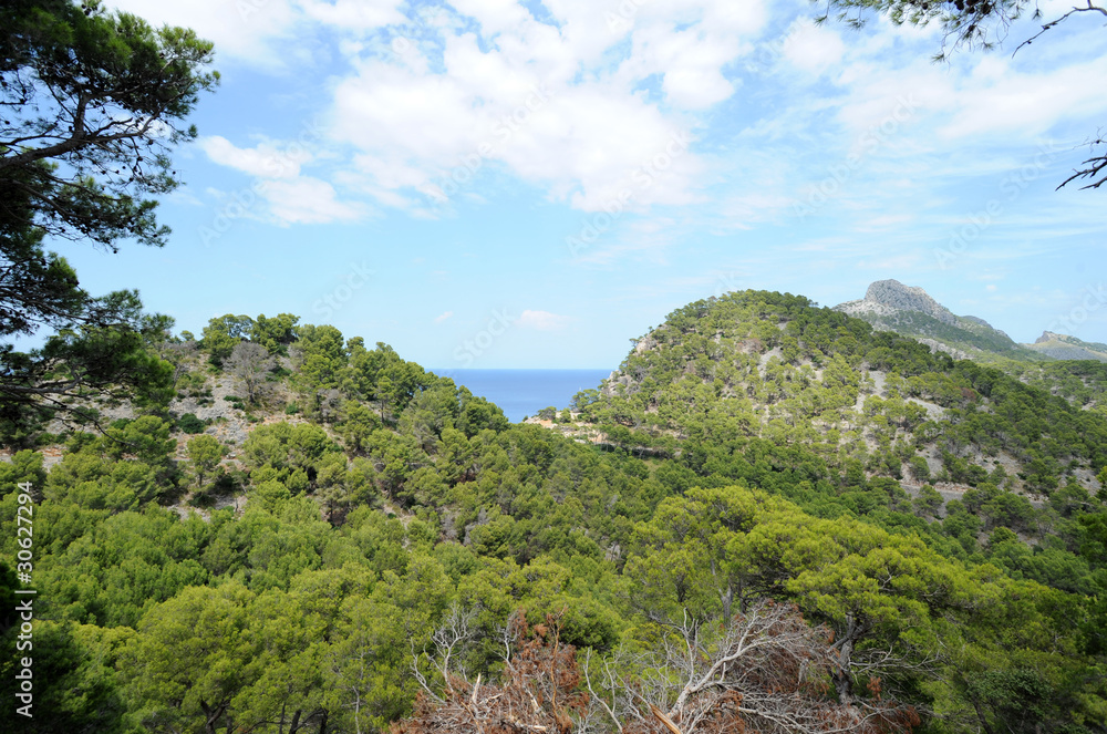 Serra d'Albercutx sur la péninsule de Formentor à Majorque