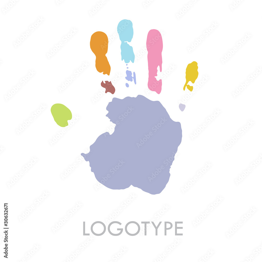 Logo vintage imprint # Vector