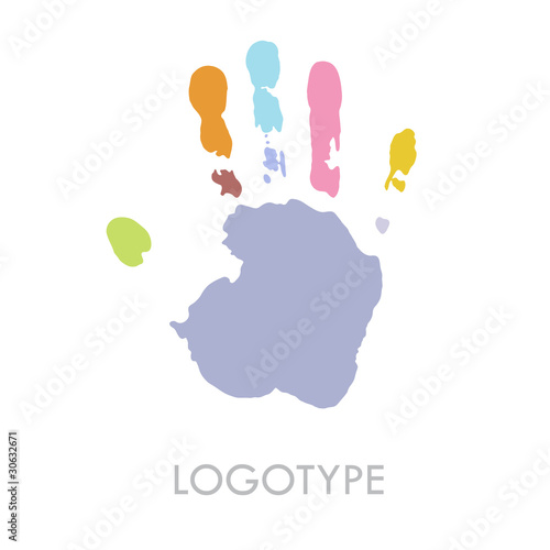 Logo vintage imprint # Vector