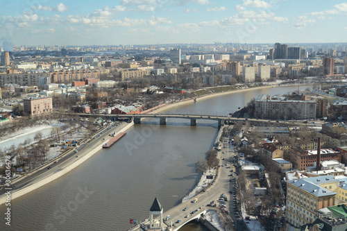 Moscow cityscape at a clear day