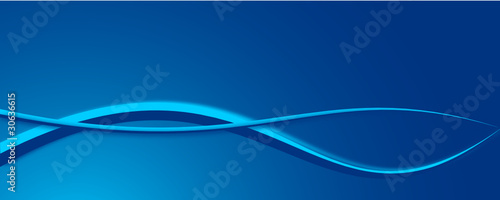bannière design bleue