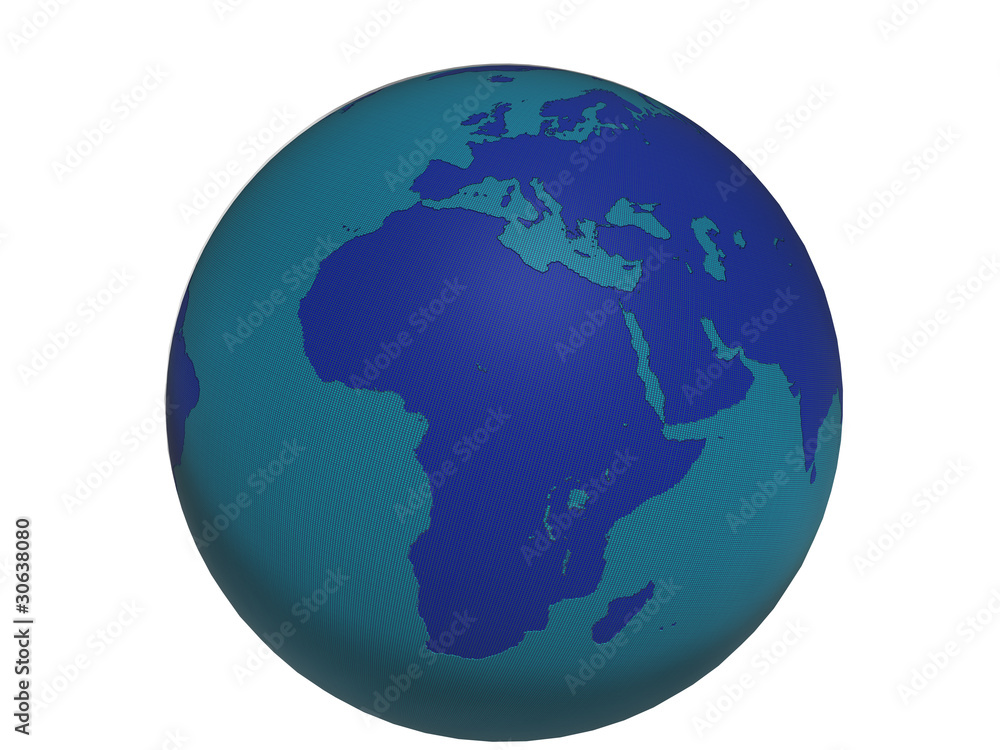 Blue World Globe v3 - Europe&Africa