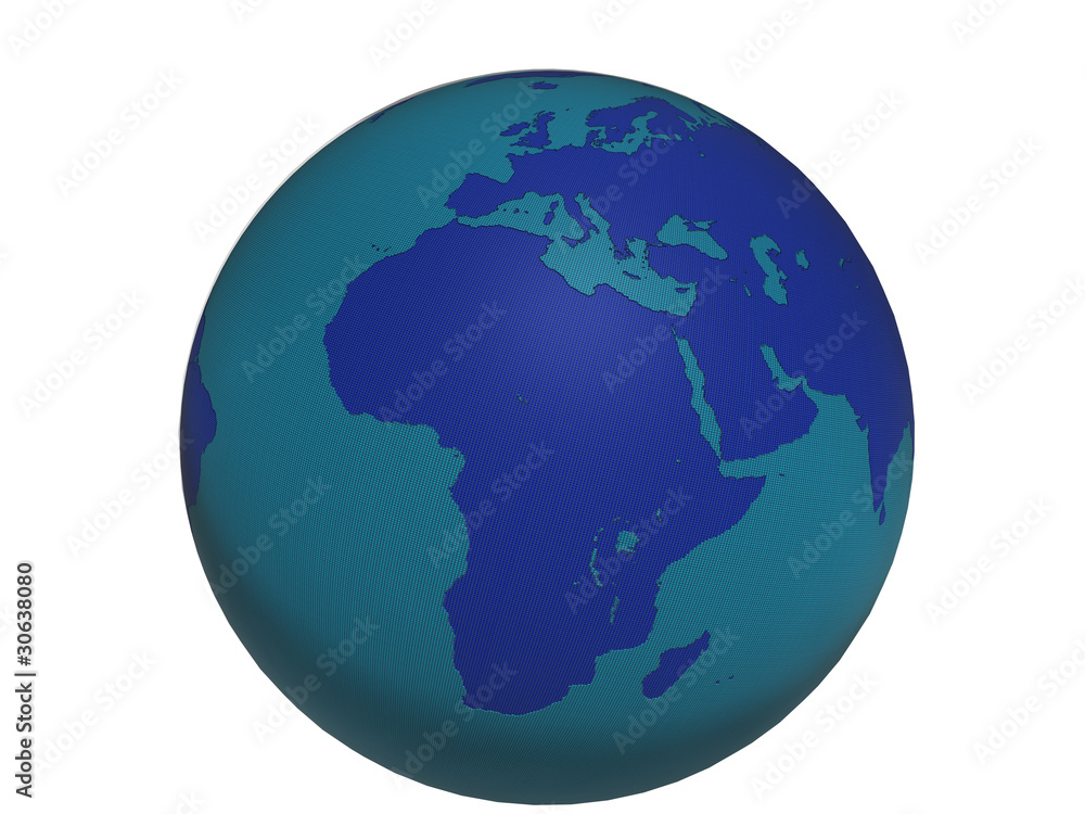 Blue World Globe v3 - Europe&Africa Blue World Globe v3 - Europe&Africa