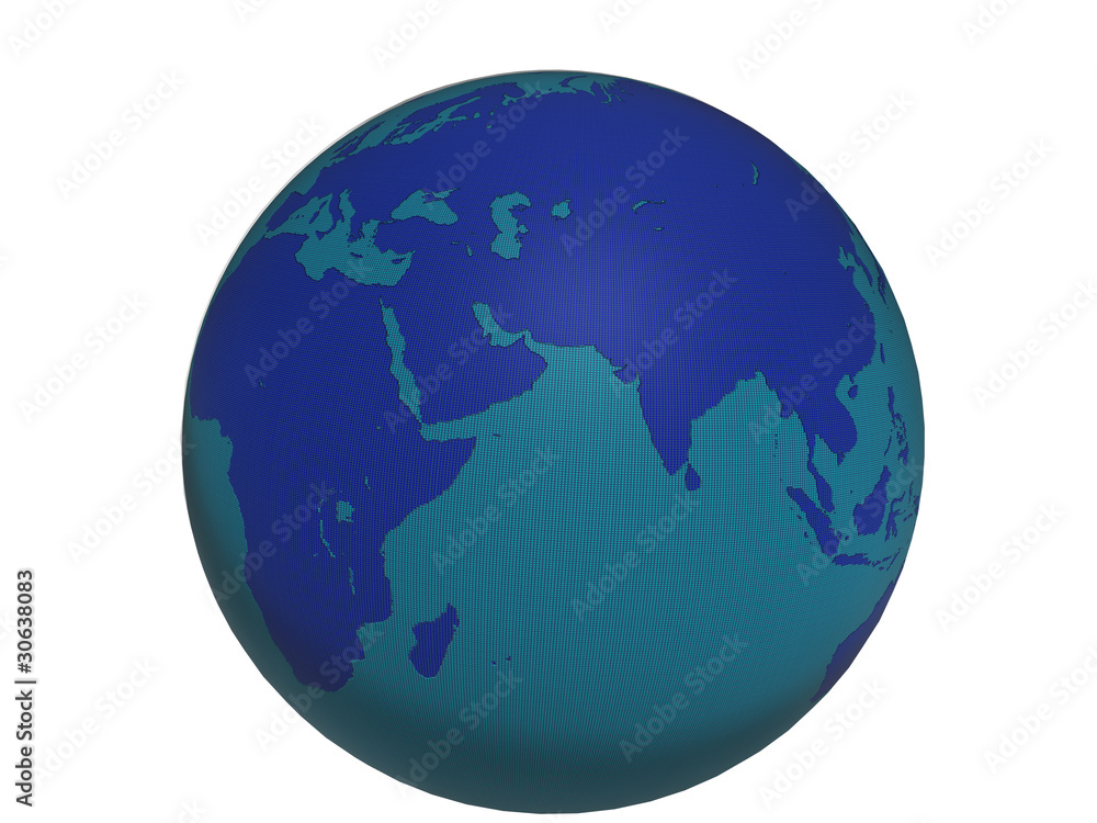 Blue World Globe v3 - Asia&Africa&Australia Blue World Globe v3 - Asia&Africa&Australia