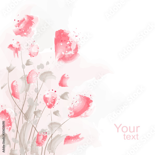 Romantic Flower Background