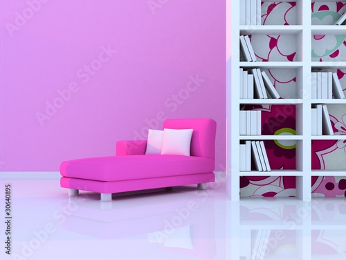 Interior of the modern room