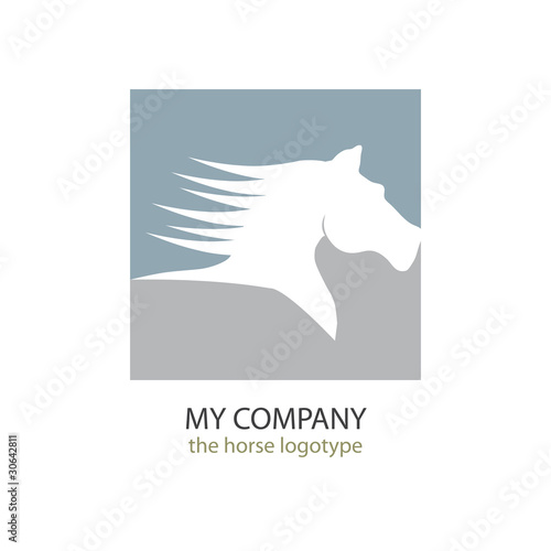 Logo speedy horse # Vector