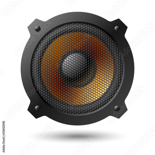 Speaker with grille