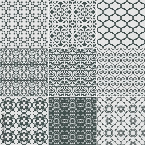 wrought iron seamless vector pattern