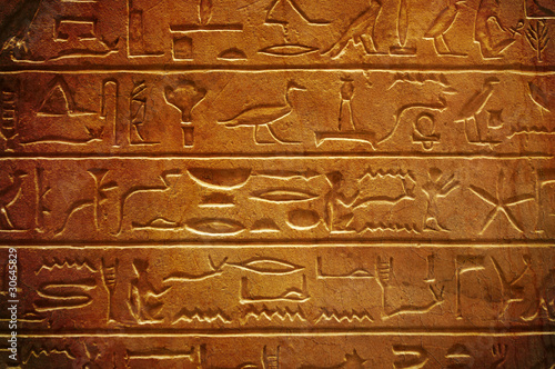 old egypt hieroglyphs photo