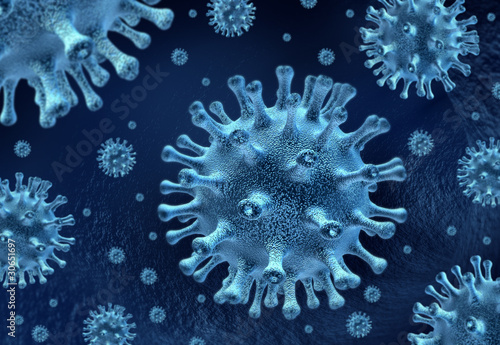 virus infection invading microscopic bugs © freshidea