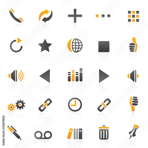 orange  icons - set 14