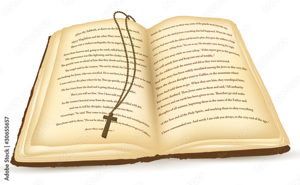 Fototapeta premium Old Bible