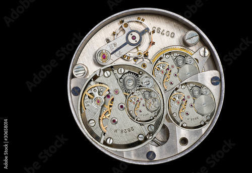 An old clockwork as a mix of different details.