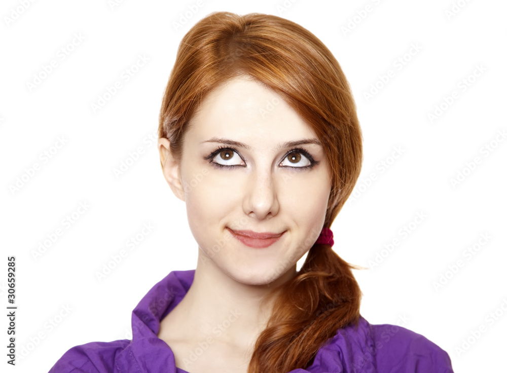 Close-up portrait of a beautiful teenager Close-up portrait of a beautiful teenager