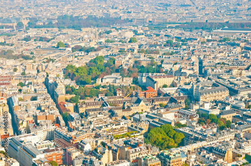 Paris aerial view from Montparnasse tower © Valeri Luzina