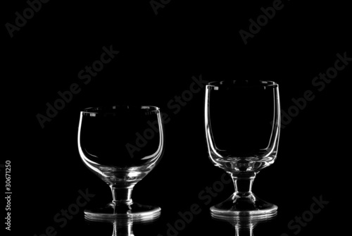 Wine glasses.