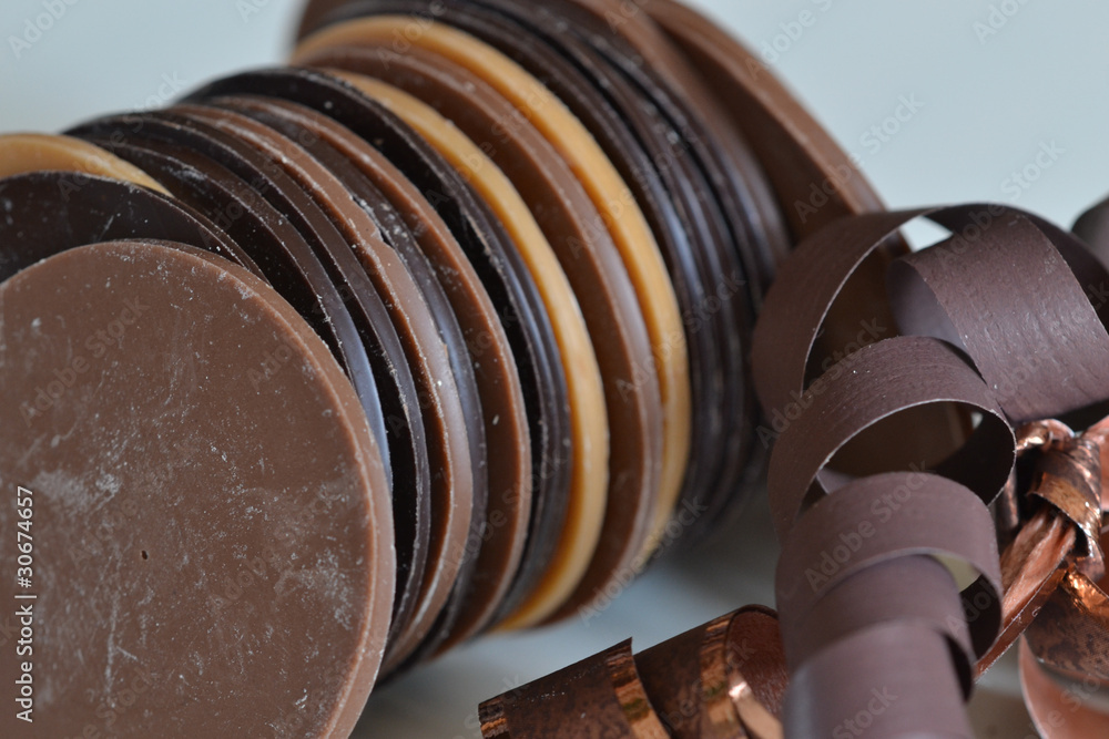 palets en chocolat Stock Photo Adobe Stock