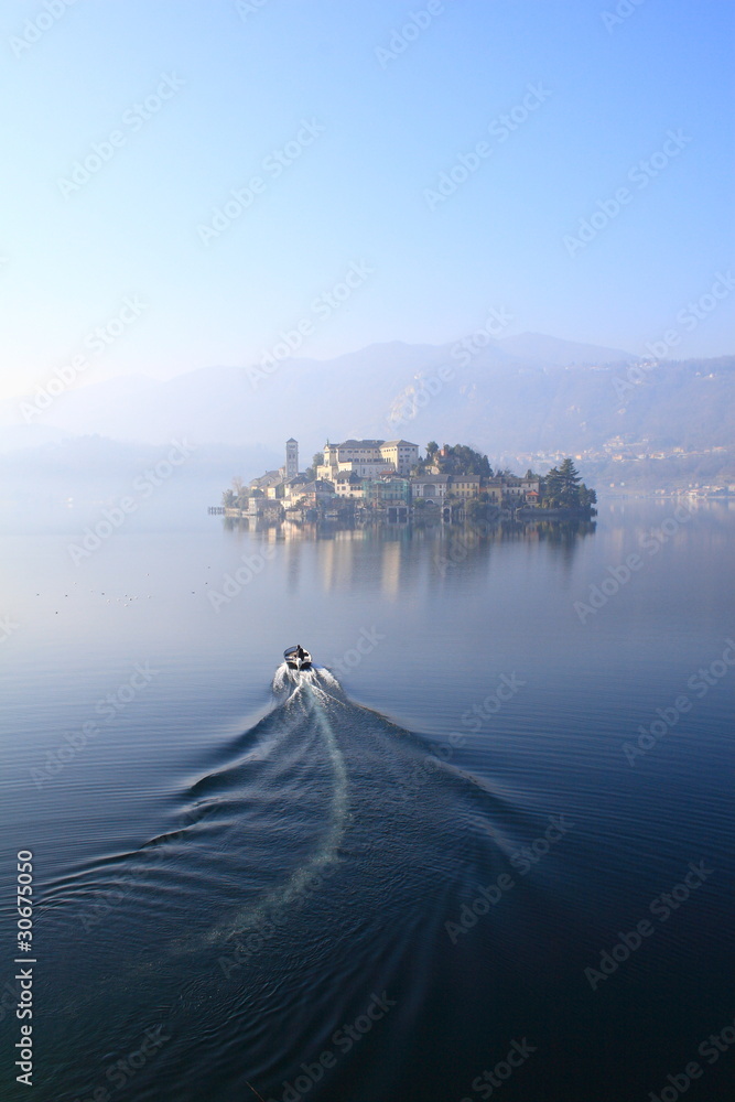 Fototapeta premium Lago d'Orta - Isola di San Giulio