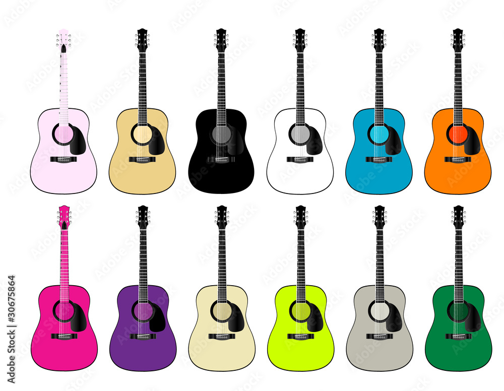 Naklejka premium guitar