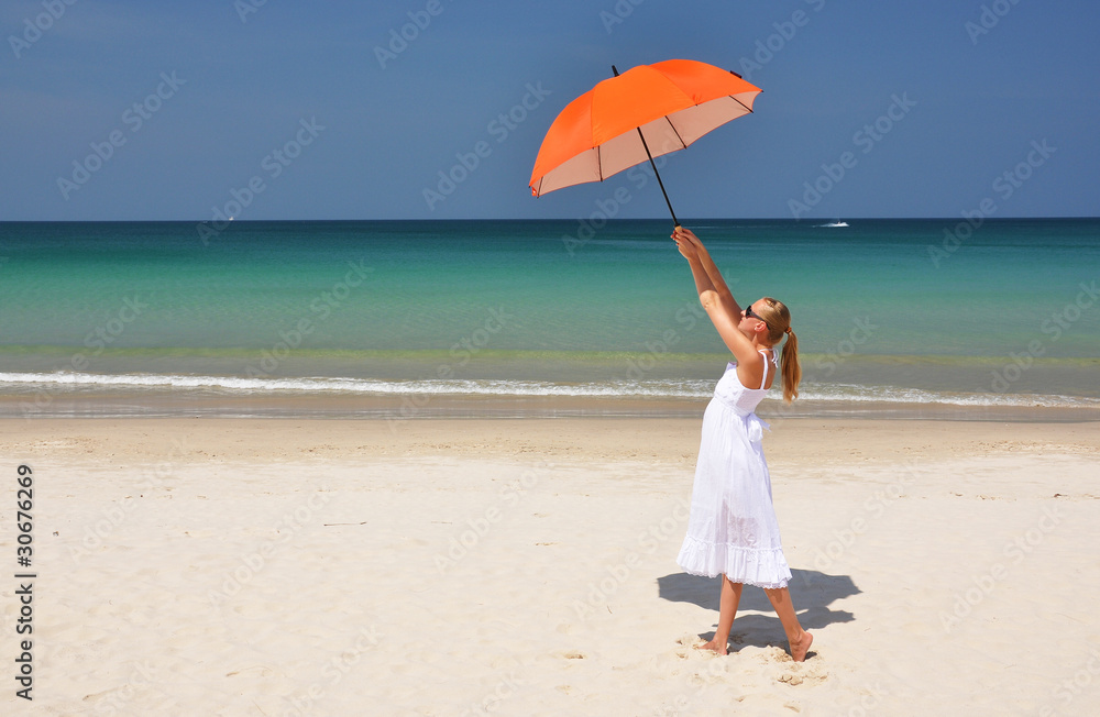 Beach scene. Phuket island, Thailand