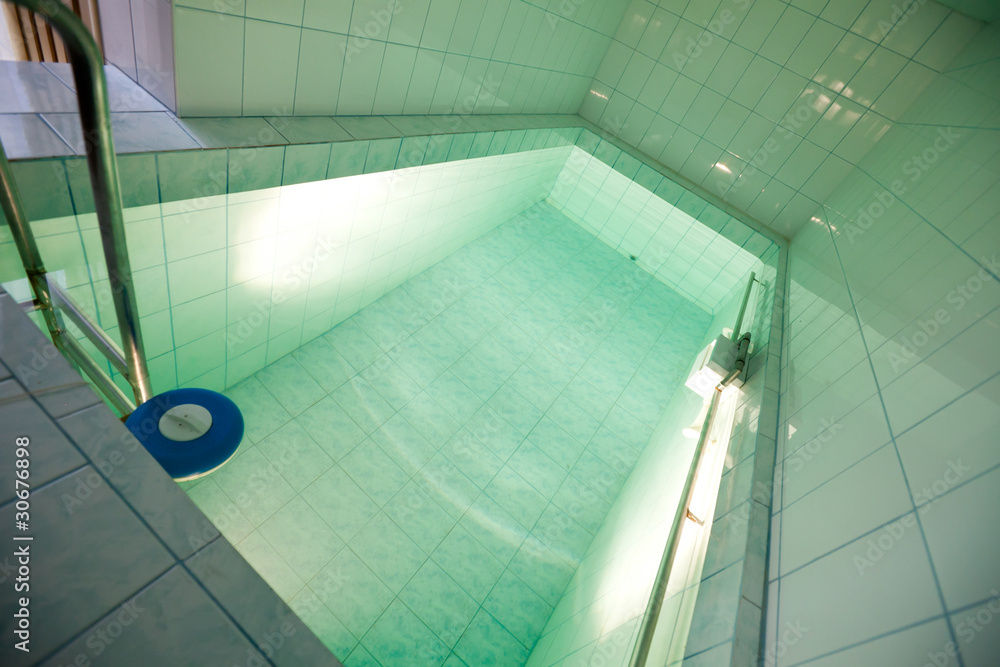 Fototapeta premium Swimming pool in a sauna