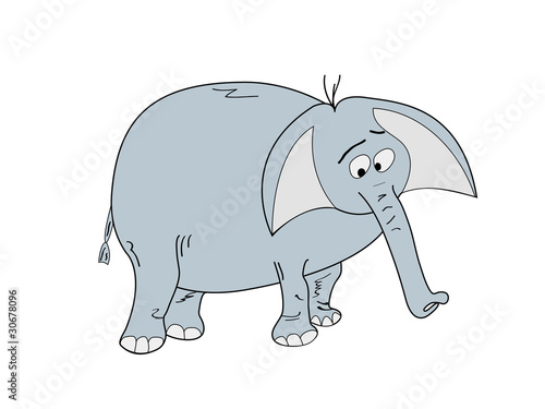 Illustrated elephant